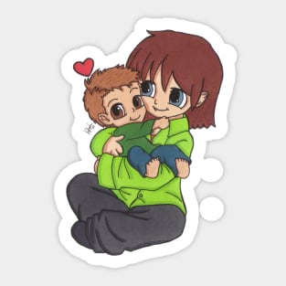 Cuddles Sticker